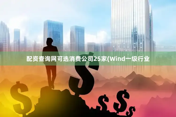 配资查询网可选消费公司25家(Wind一级行业